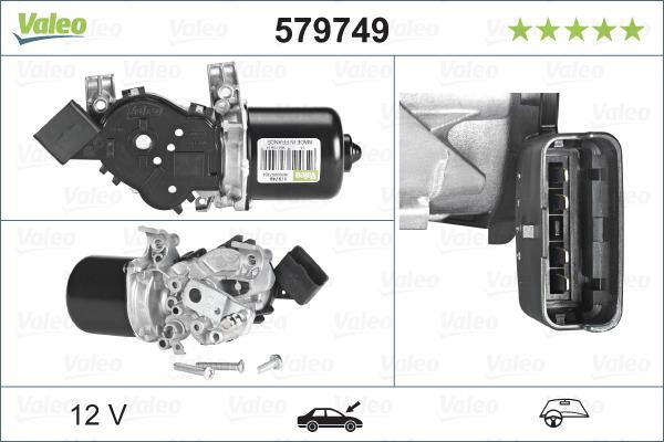 Moteur d'essuie-glace VALEO 579749